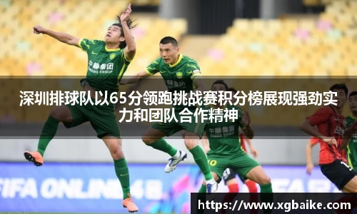 深圳排球队以65分领跑挑战赛积分榜展现强劲实力和团队合作精神